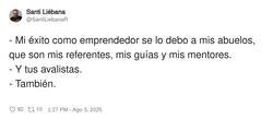 Enlace a Hay que decirlo todo, por @SantiLiebanaR