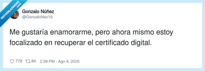 enamorarme,focalizado,recuperar,certificado digital