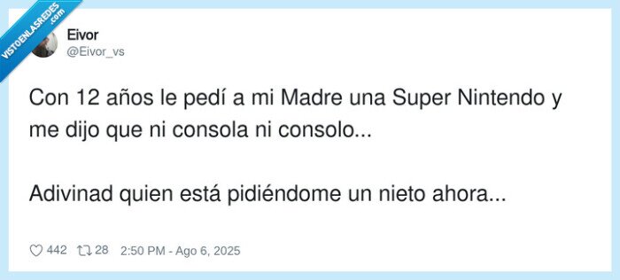pedir,nintendo,consola,consolo,nietos