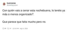 Enlace a Luego vienen las prisas, por @yatedigoyoque