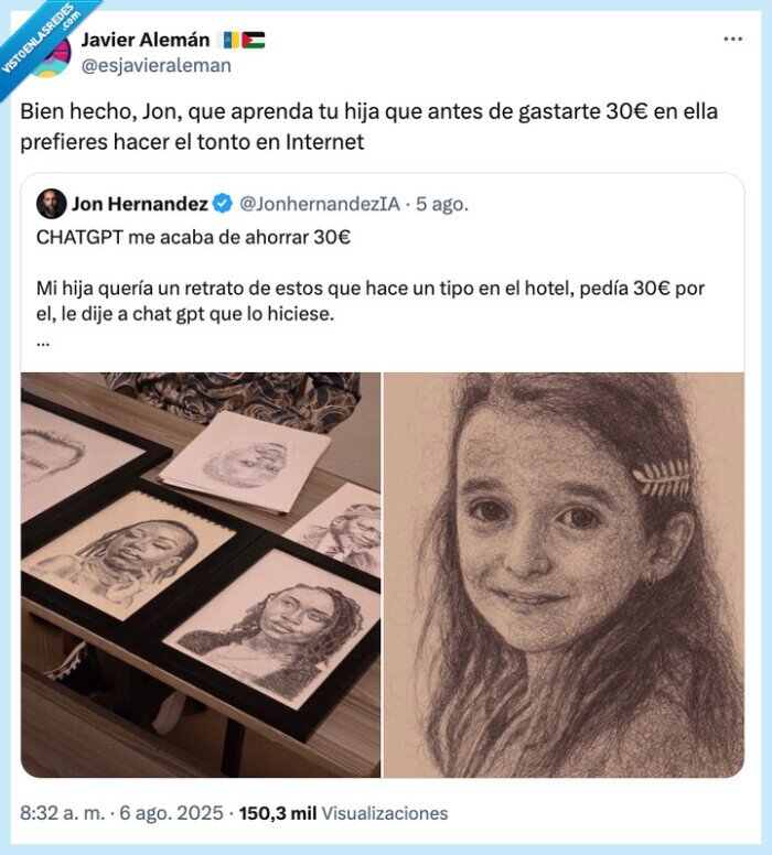 padre,cutre,retrato,hija,ia