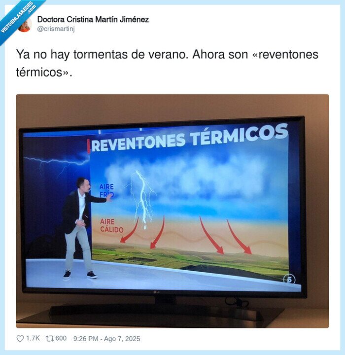 reventones,térmicos,tormentas,verano