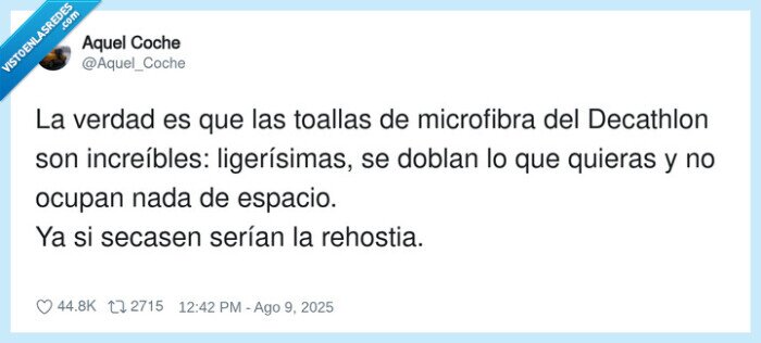 ligerísimas,increíbles,microfibra,decathlon,toallas