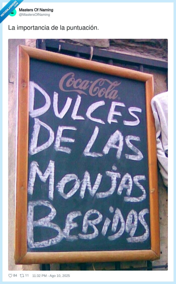 importancia,puntuación,monjas bebidas,carte,dulces
