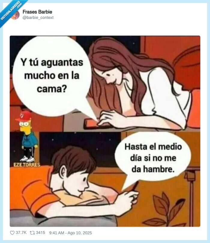 aguantar,cama,hambre