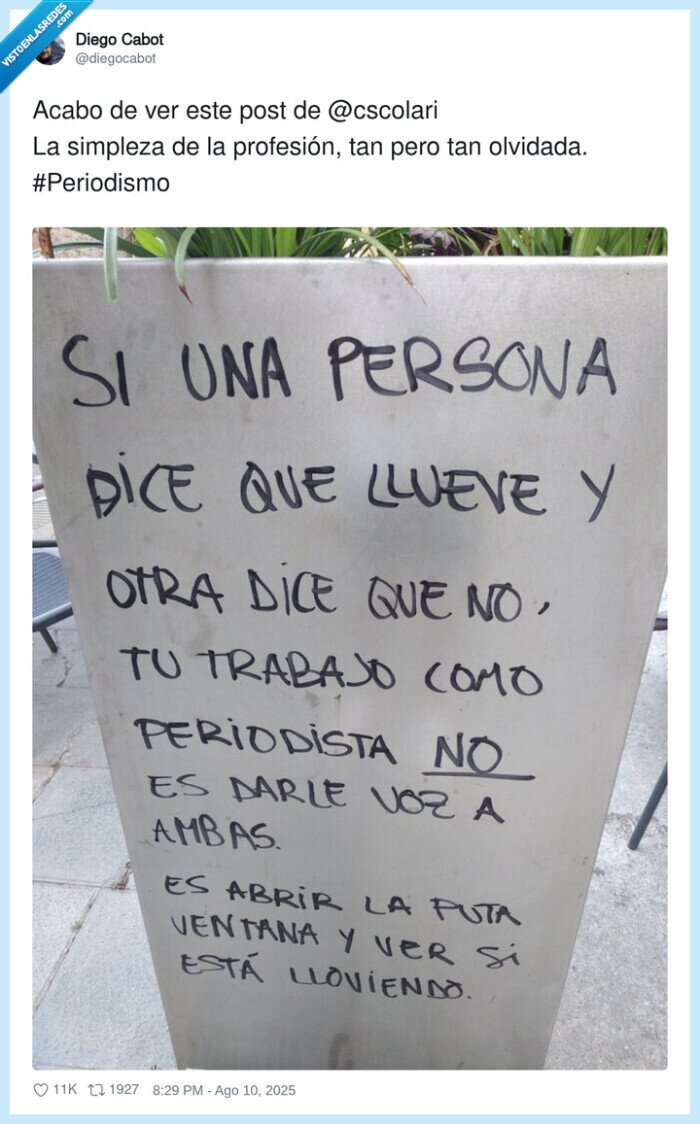 profesión,periodismo,refutar,opiniones