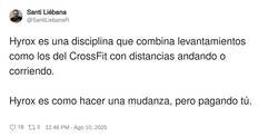 Enlace a Esto es de sádicos, por @SantiLiebanaR
