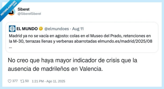 madrileños,indicador,ausencia,valencia,crisis
