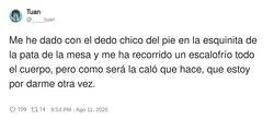 Enlace a Lo único frío que voy a sentir este verano, por @____tuan