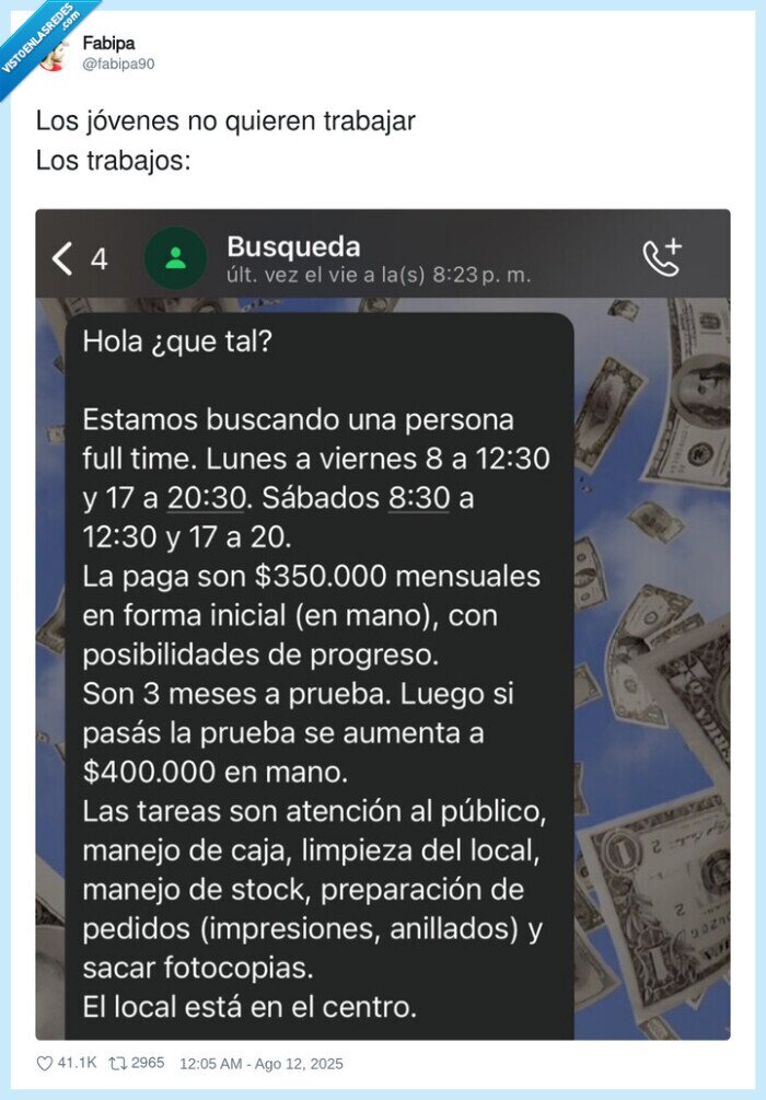 jóvenes,trabajar,trabajos,oferta,trabajo