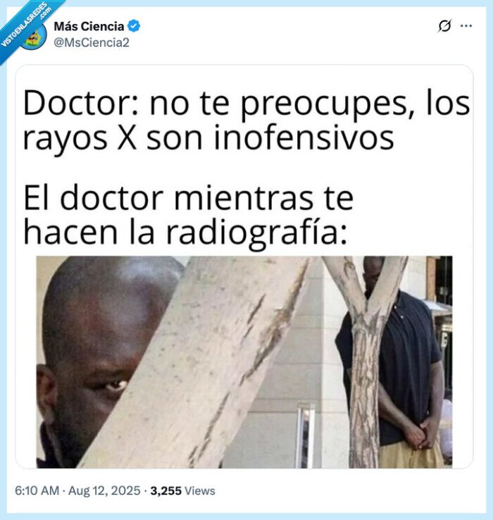 rayos x,radiografia,esconderse,inofensivos