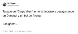 Enlace a Eso es que no entienden el concepto de Carpe Diem, por @EstifMcQueen