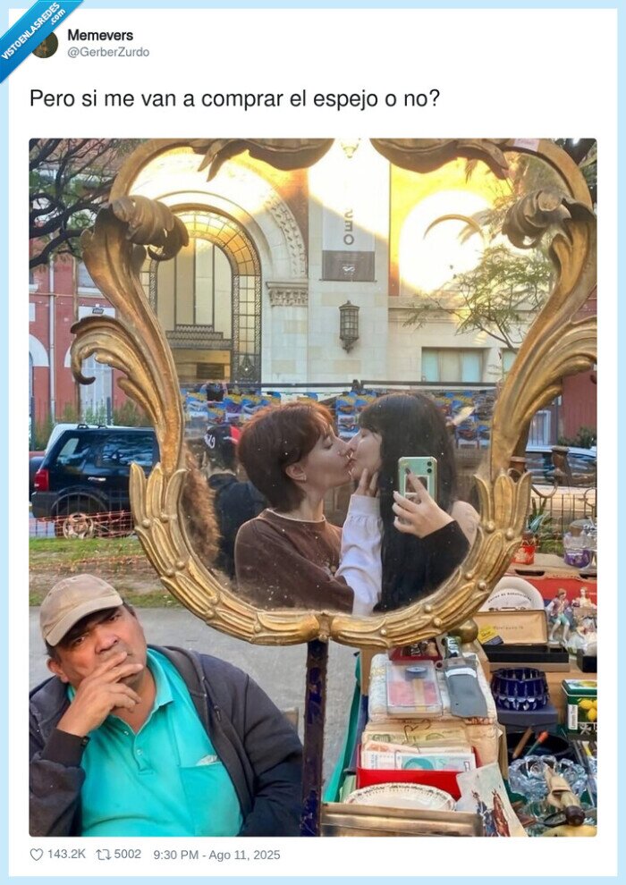 espejo,foto,besos,chicas