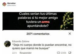 Enlace a Últimas palabras, por @Memakker