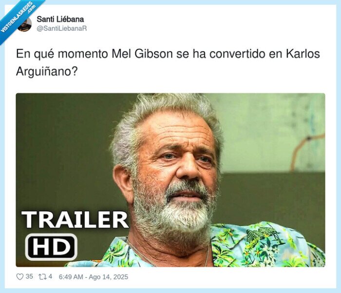 karlos arguiñano,convertido,mel gibson,parecido