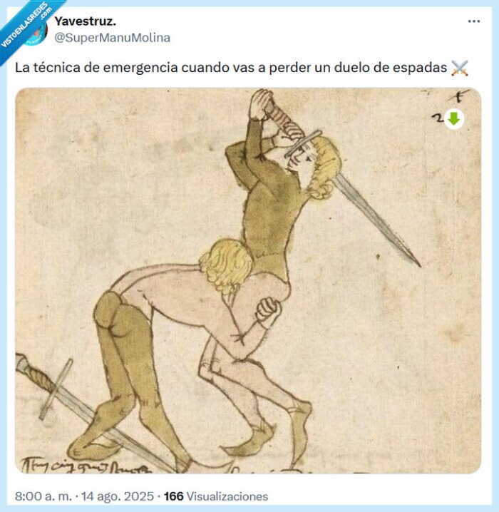 emergencia,técnica,duelo,espadas