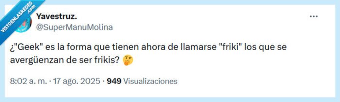 geek,friki,vergüenza