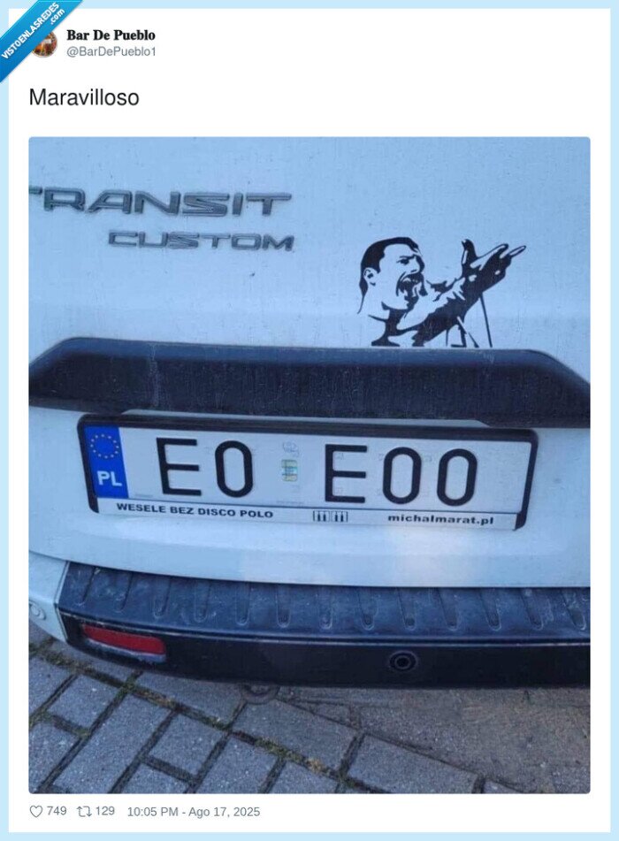 freddie mercury,cancion,matricula,eo eoooo