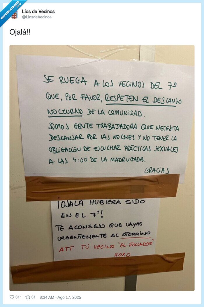 ruido,cartel,vecinos