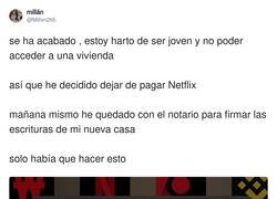 Enlace a Los jóvenes no tienen vivienda porque pagan Netflix, dicen, por @Millxn265