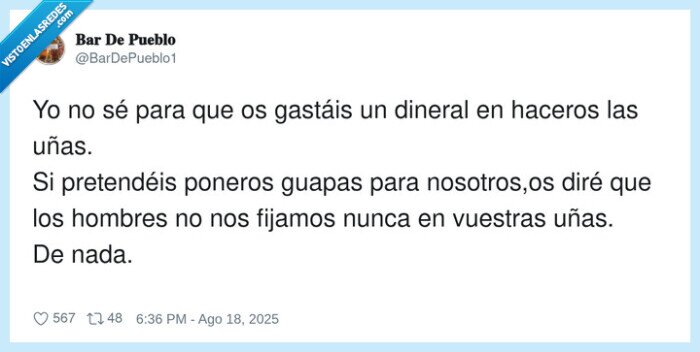 uñas,gastar,hombres,dineral