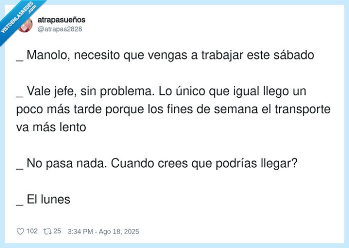 transporte,necesito,trabajar,fin de semana,llegar
