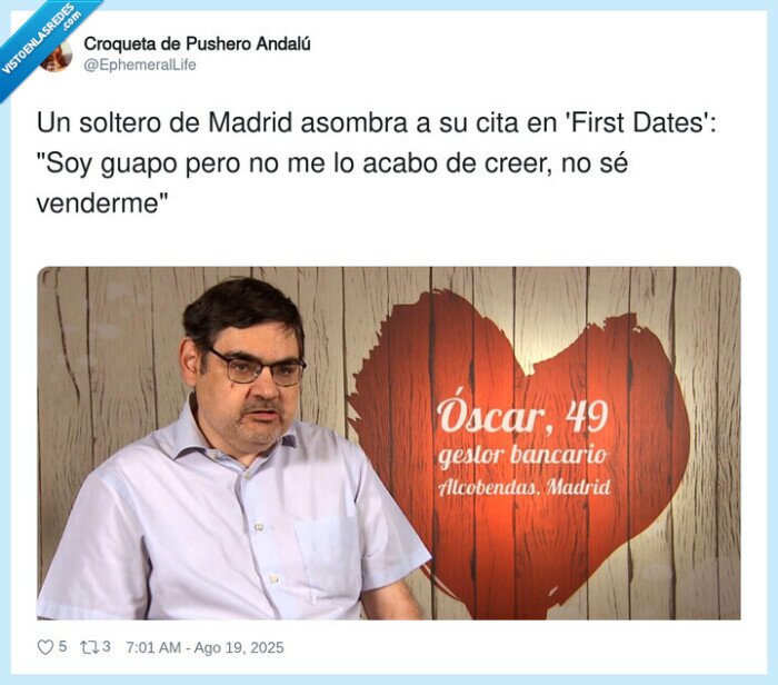 venderse,soltero,madrid,first dates