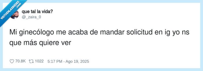 ginecólogo,solicitud,mandar,instagram