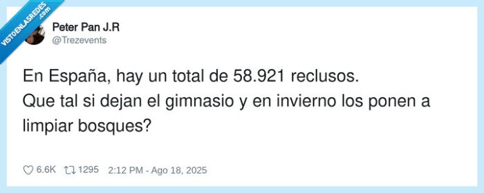 españa,reclusos,gimnasio,invierno,limpiar,bosques