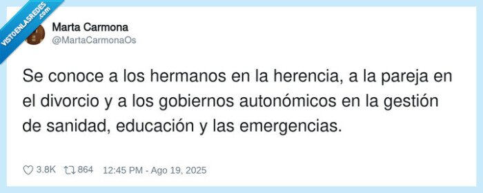 educación,herencia,autonómicos,gobiernos,emergencias,hermanos