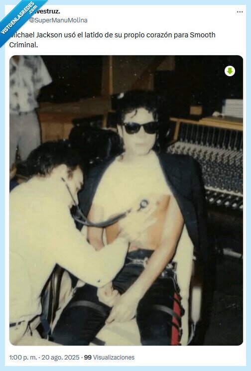 smooth cirminal,michel jackson,latido,corazón