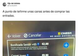 Enlace a Florentino Pérez tiene la entrada de cine a 2 leuros y yo, que cobro 1.300€ al mes, no, por @nacidoatleti