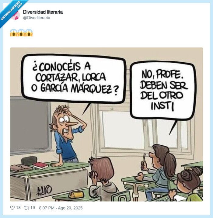 cortazar,lorca,garcia marquez,insti,estudiar