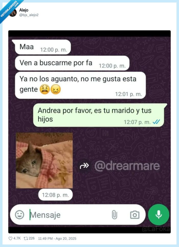 soportar,odiar,familia