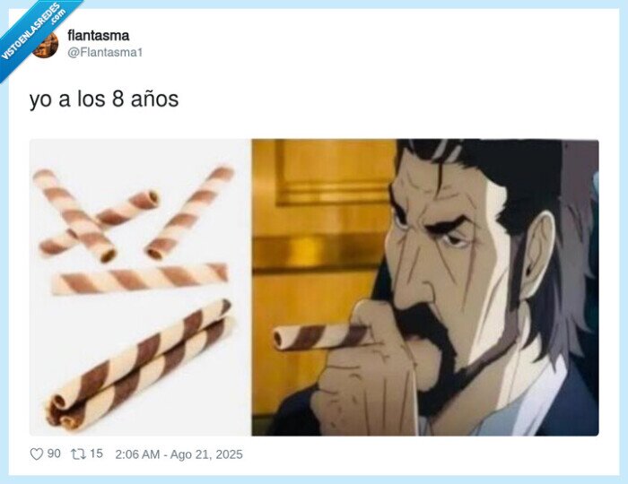 fumar,barquillos,chocolate