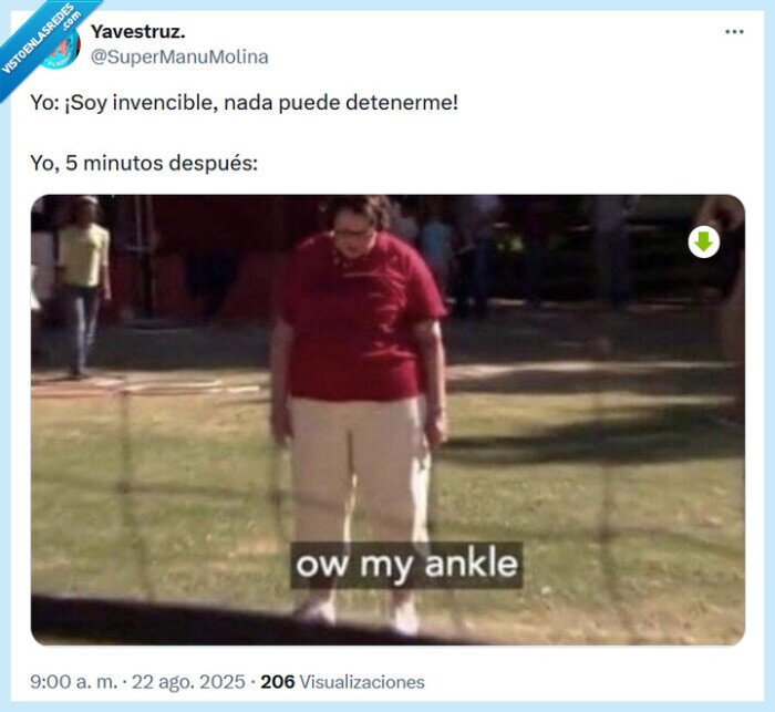 tobillo,invencible