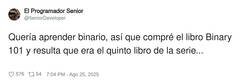Enlace a Binary 101, por @5eniorDeveloper