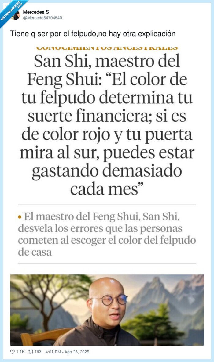 explicación,felpudo,feng shui,color,suerte financiera