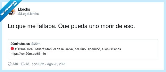 morir,duo dinamico,dep,manuel de la calva