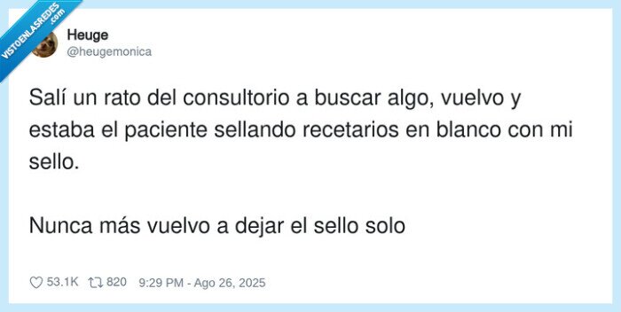 consultorio,recetarios,paciente,sellando