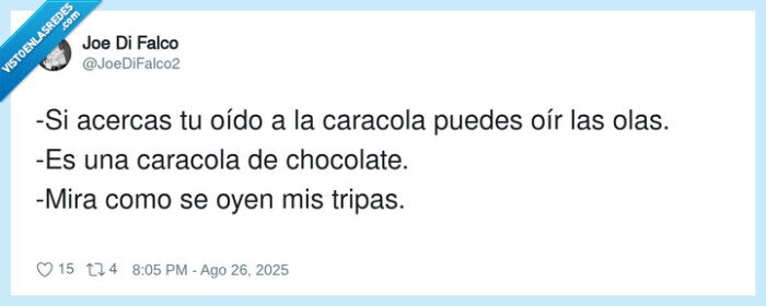 chocolate,caracola,acercar,tripas,oído