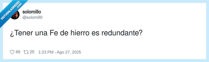 redundante,hierro,fe