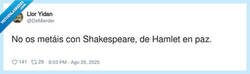 Enlace a De Hamlet en paz, por @DeMierder