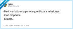 Enlace a Qué dispara-té, por @NadimRevuelta