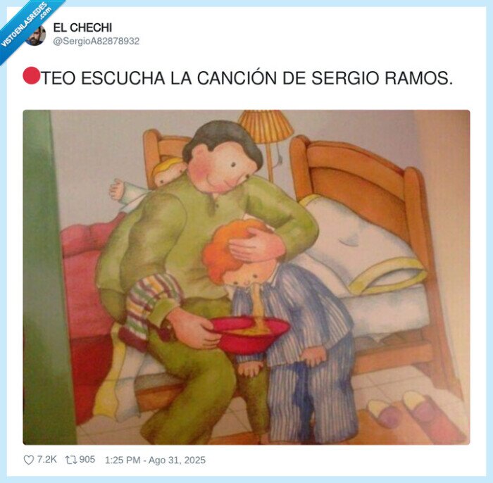 canción,teo,escuchar,sergio ramos