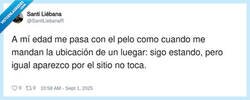 Enlace a Pelo por la espalda y demás, por @SantiLiebanaR