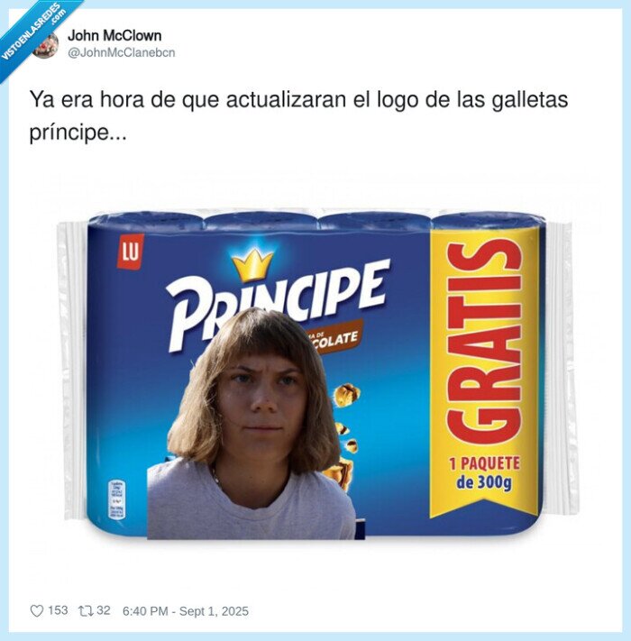 actualizara,galletas príncipe,greta thunberg