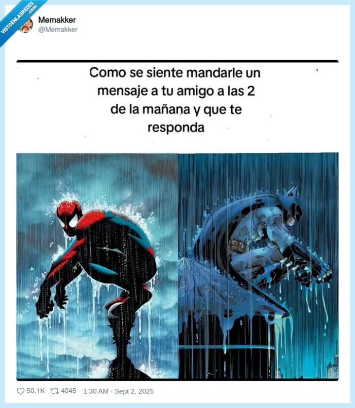 solitarios,colegas,batman,spiderman