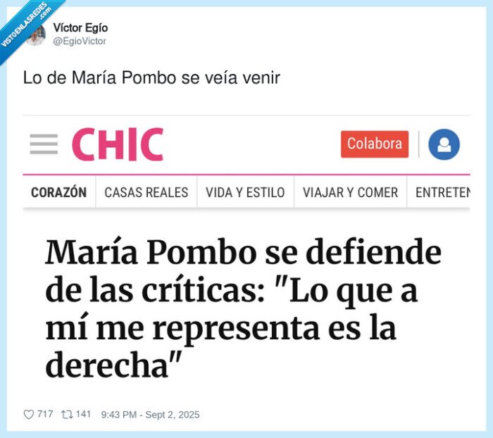 maría pombo,tonta,inculta,derechas