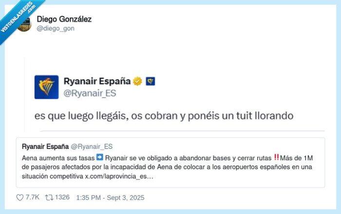 llorería,tasas,aeropuerto,aena